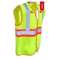 Men's High-Visibility Mesh Yellow Work Vest